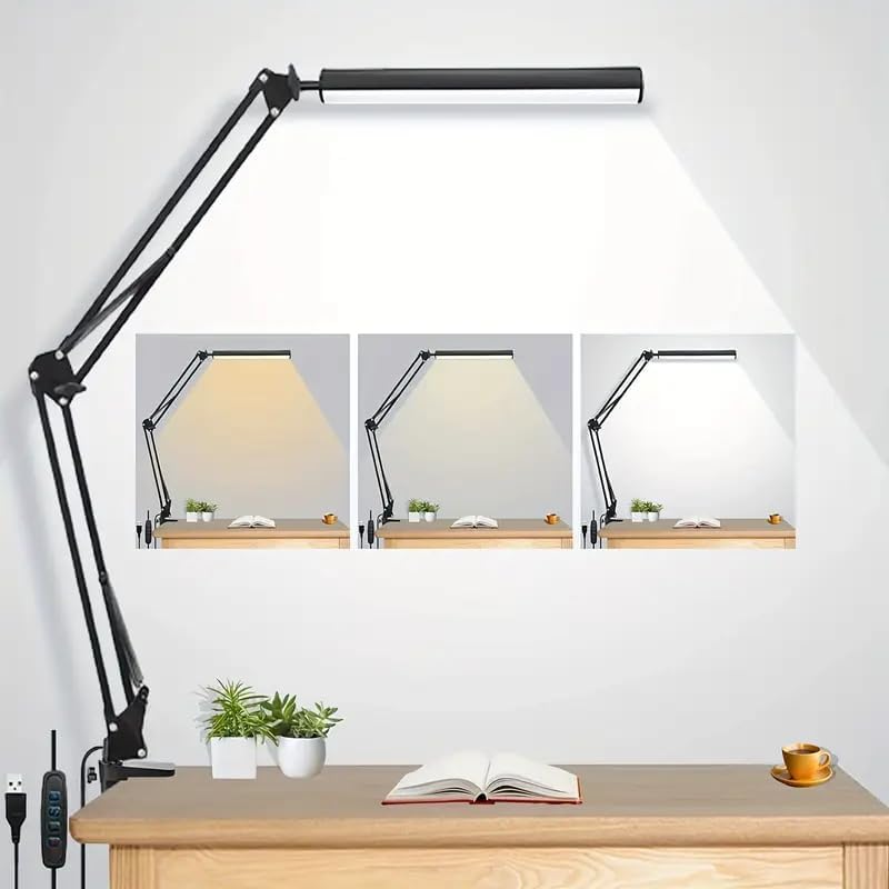 Home Office Lamp - โคมไฟตั้งโต๊ะ LED สำหรับบ้าน อ่านหนังสือ เรียน ปรับได้