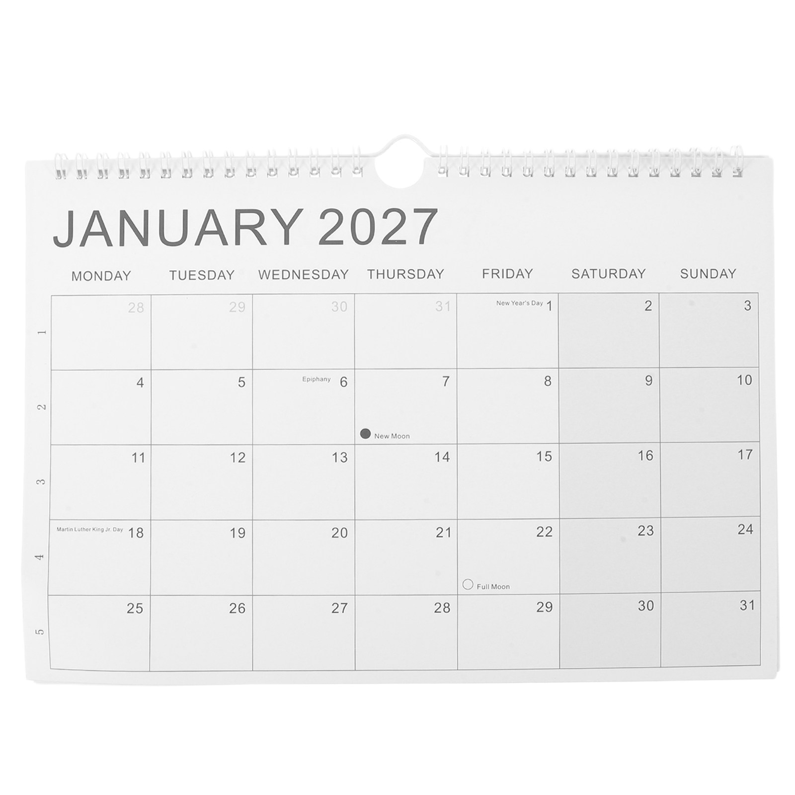 ปฏิทินกระดาษ 2027-2028 ปฏิทินต - English Home Office บทวิจารณ์และราคา