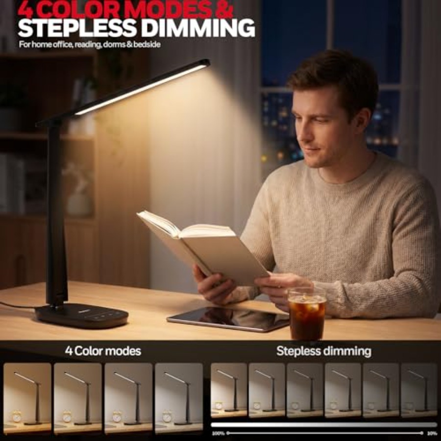 โคมไฟตั้งโต๊ะ LED สำหรับโฮมออฟ - Home Office Lamp บทวิจารณ์และราคา