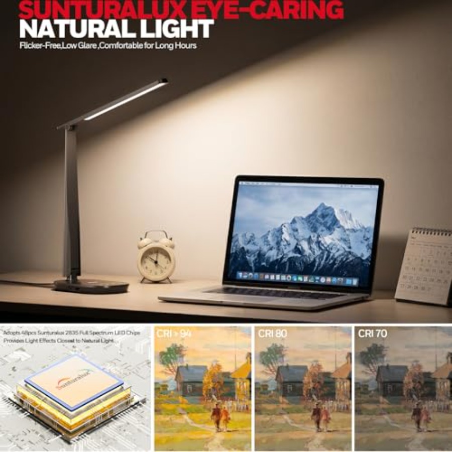 โคมไฟตั้งโต๊ะ LED สำหรับโฮมออฟ - Home Office Lamp บทวิจารณ์และราคา