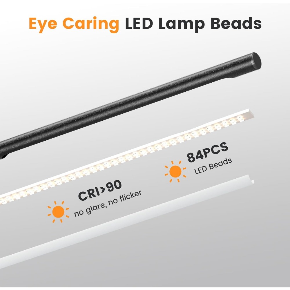 โคมไฟตั้งโต๊ะ LED โลหะปรับได้ข - Home Office Lamp บทวิจารณ์และราคา