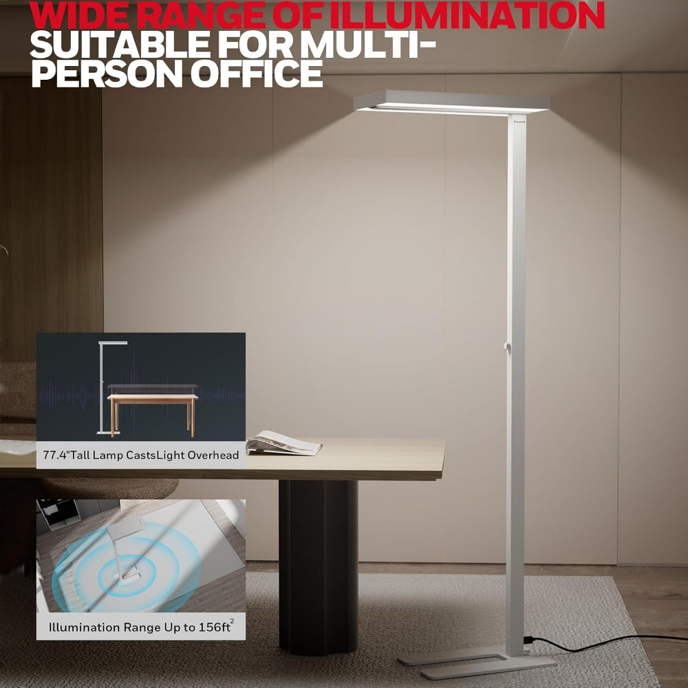 โคมไฟตั้งพื้น LED ดีไซน์ทันสมั - Home Office Lamp บทวิจารณ์และราคา