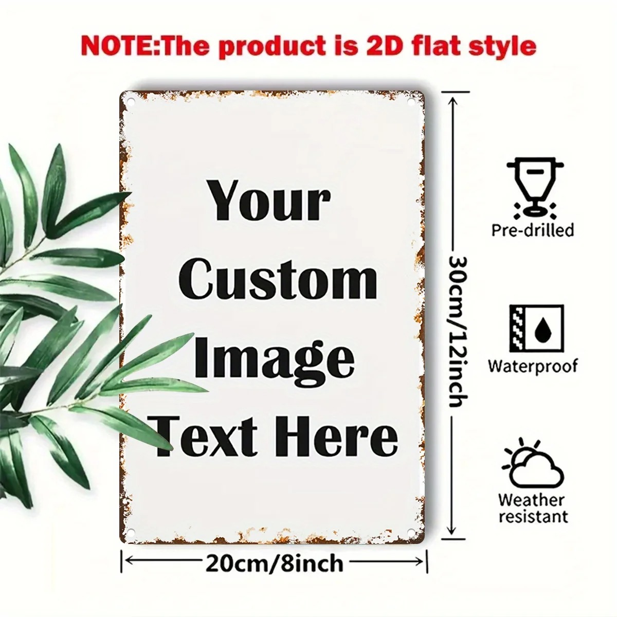 ป้ายโลหะสั่งทำพร้อมรูปภาพและข้ - Home Office Image บทวิจารณ์และราคา