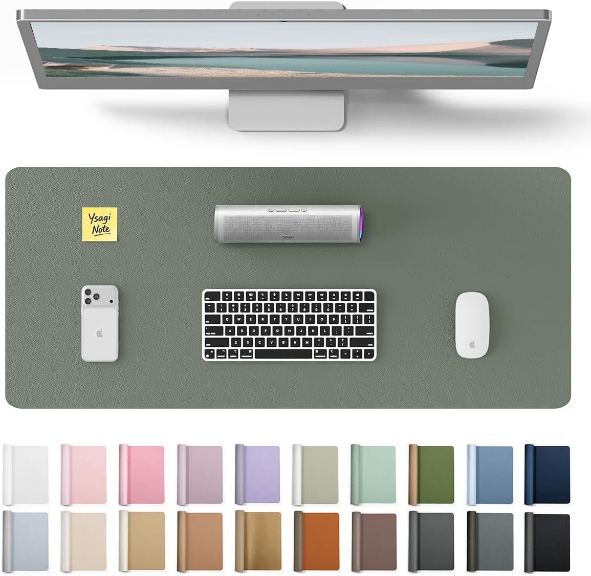 แผ่นรองโต๊ะหนัง, แผ่นรองเมาส์ข - Home Office Image บทวิจารณ์และราคา