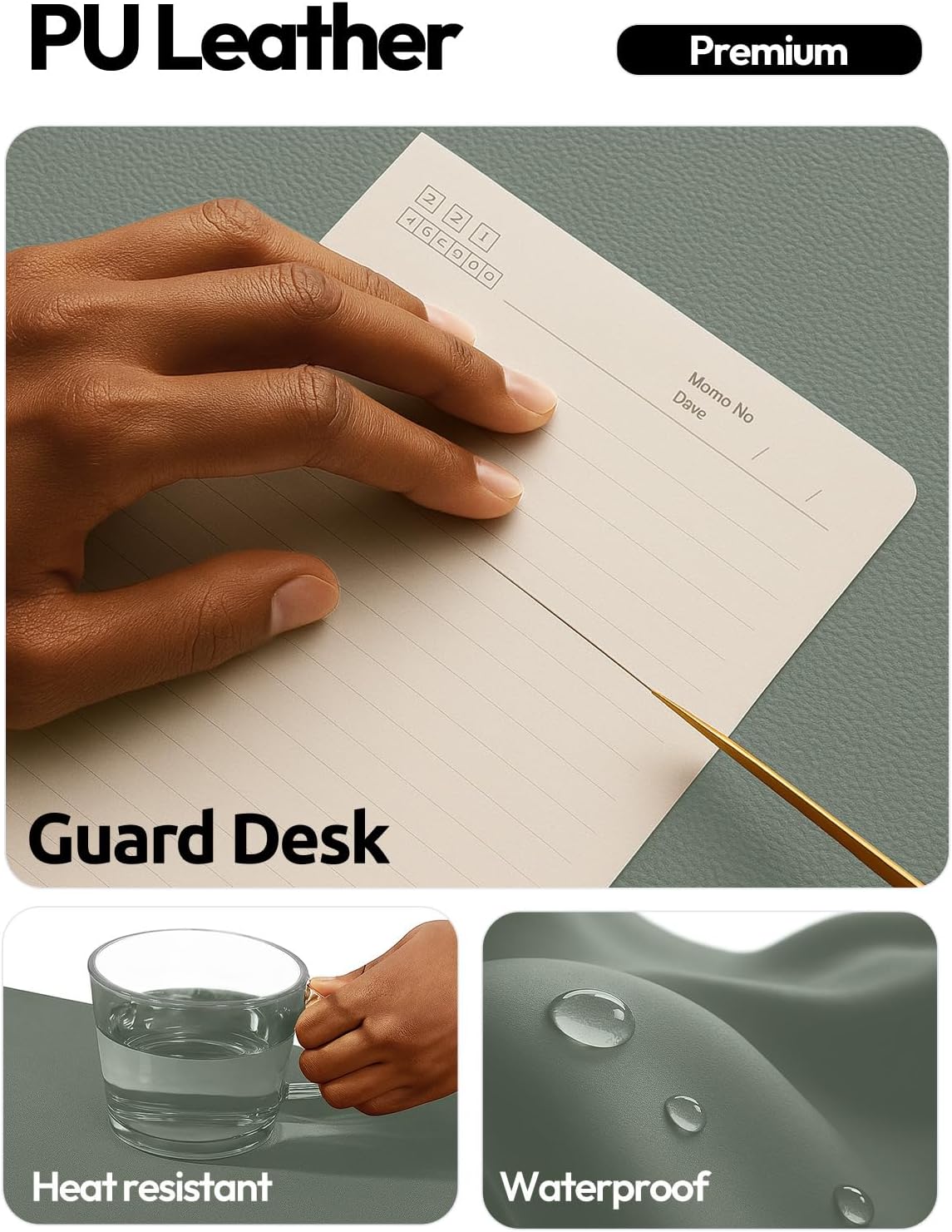 แผ่นรองโต๊ะหนัง, แผ่นรองเมาส์ข - Home Office Image บทวิจารณ์และราคา