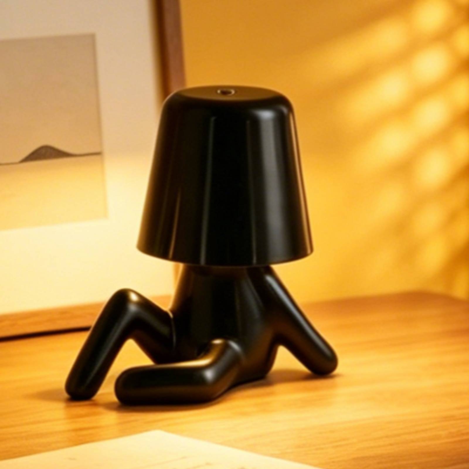 โคมไฟรูปคนนั่ง ทำจากเรซิ่น ABS - Home Office Lamp บทวิจารณ์และราคา