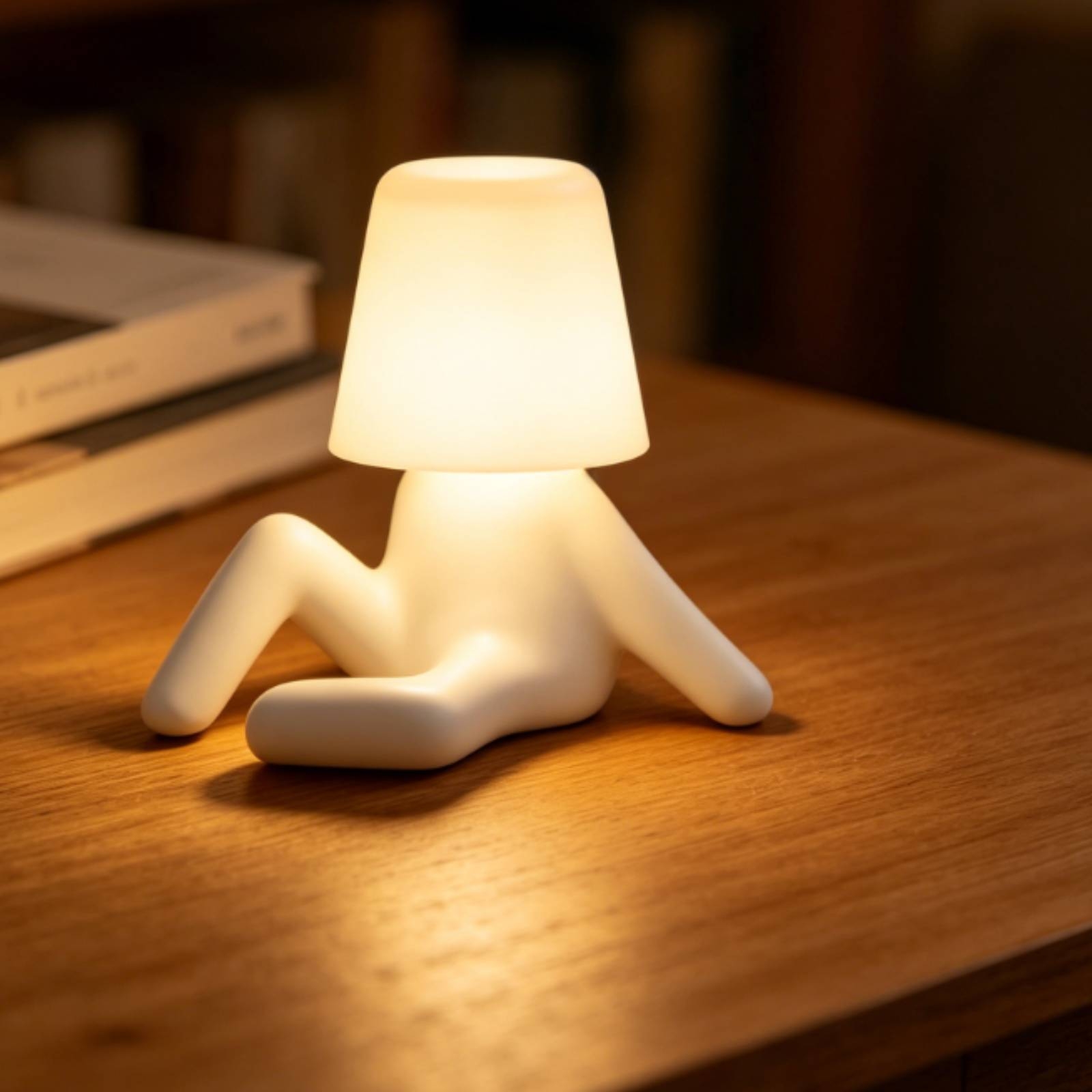 โคมไฟรูปคนนั่ง ทำจากเรซิ่น ABS - Home Office Lamp บทวิจารณ์และราคา