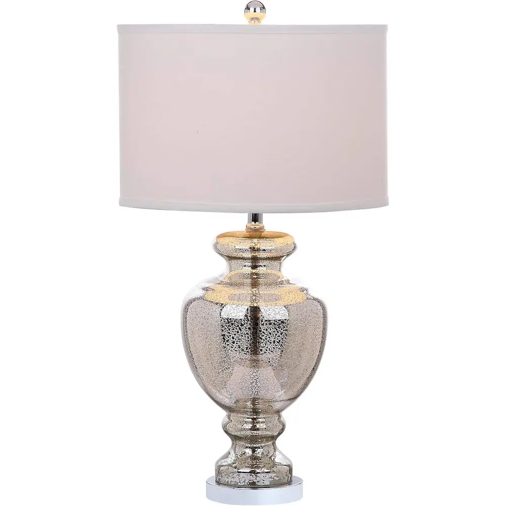 โคมไฟตั้งโต๊ะกระจกสีเงินเมอร์ค - Home Office Lamp บทวิจารณ์และราคา
