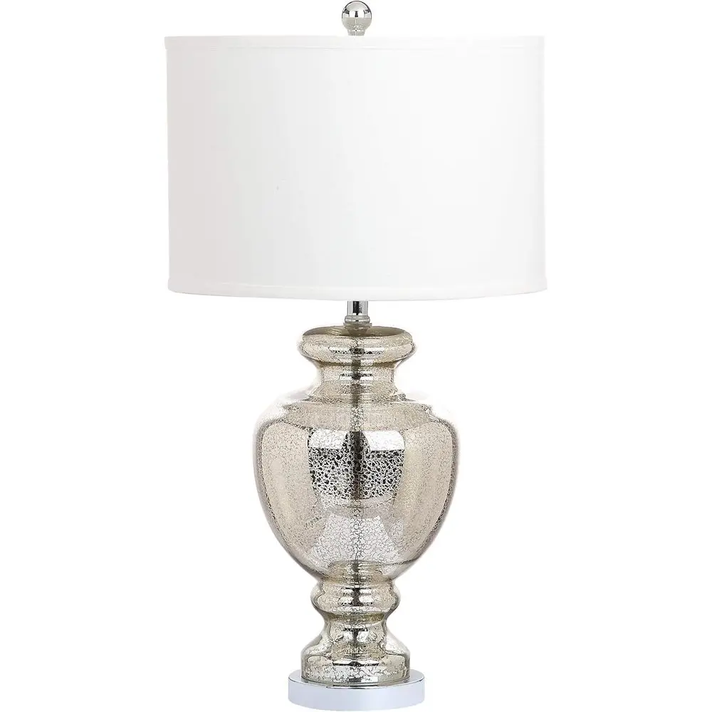 โคมไฟตั้งโต๊ะกระจกสีเงินเมอร์ค - Home Office Lamp บทวิจารณ์และราคา