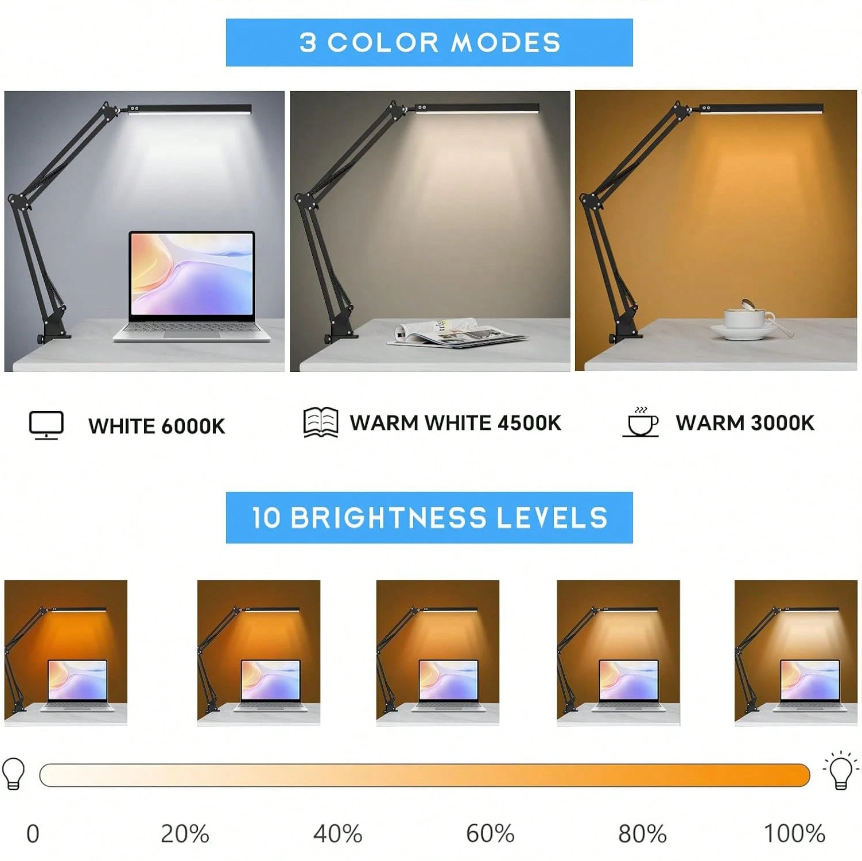โคมไฟตั้งโต๊ะ LED สำหรับบ้าน อ - Home Office Lamp บทวิจารณ์และราคา