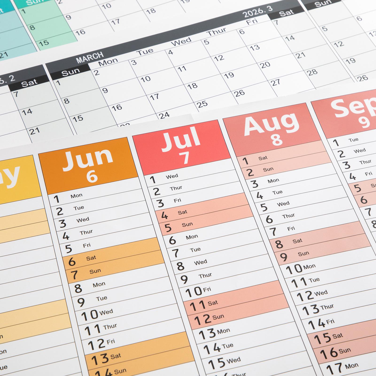 ปฏิทินติดผนังภาษาอังกฤษปี 2026 - English Home Office บทวิจารณ์และราคา