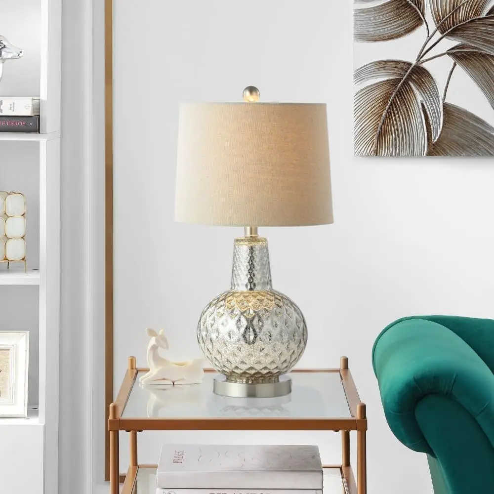 โคมไฟตั้งโต๊ะ LED สีเงิน/สีงาช - Home Office Lamp บทวิจารณ์และราคา